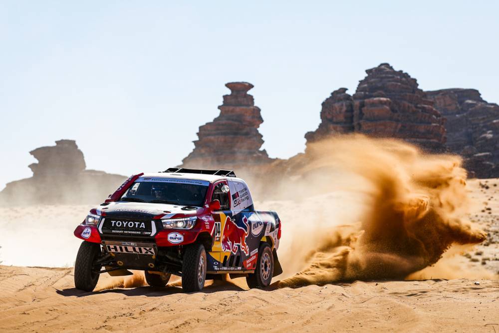Tuesday saw Stage 3 of the Dakar Rally get underway with a start and finish in Neom. (Supplied: Dakar Rally)