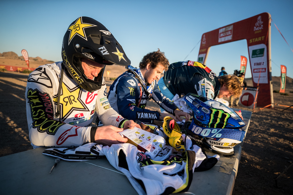 Tuesday saw Stage 3 of the Dakar Rally get underway with a start and finish in Neom. (Supplied: Dakar Rally)