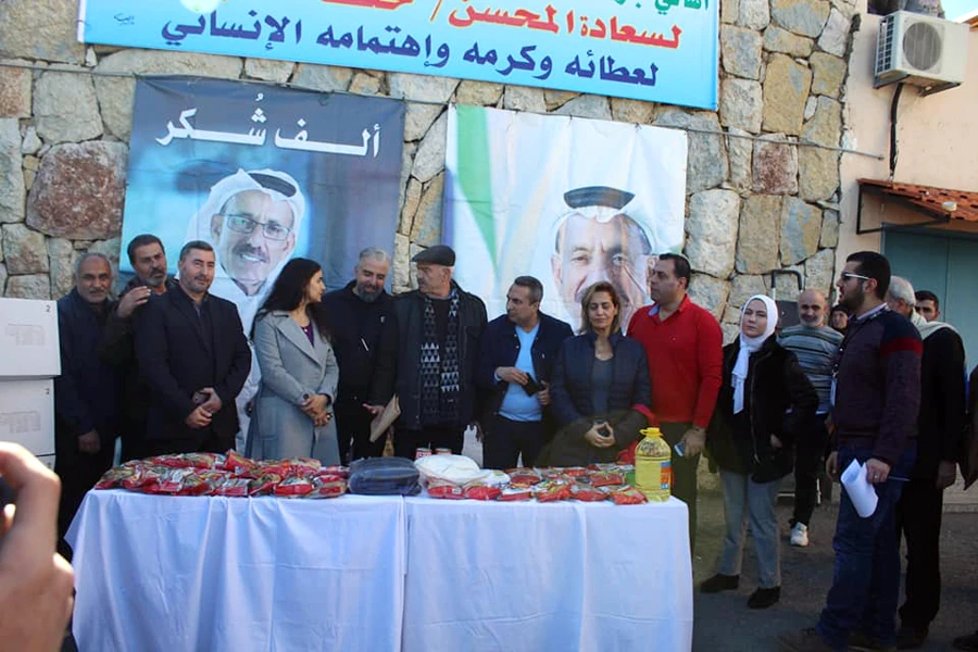 Relief has been distributed without discriminating between the target groups’ political sects or affiliations.