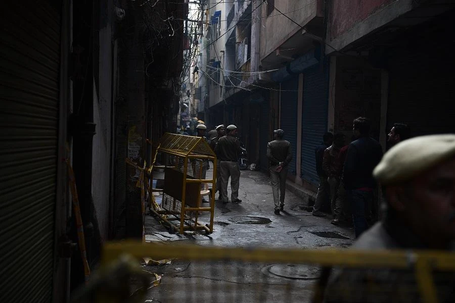 Several feared trapped in factory fire in Indian capital