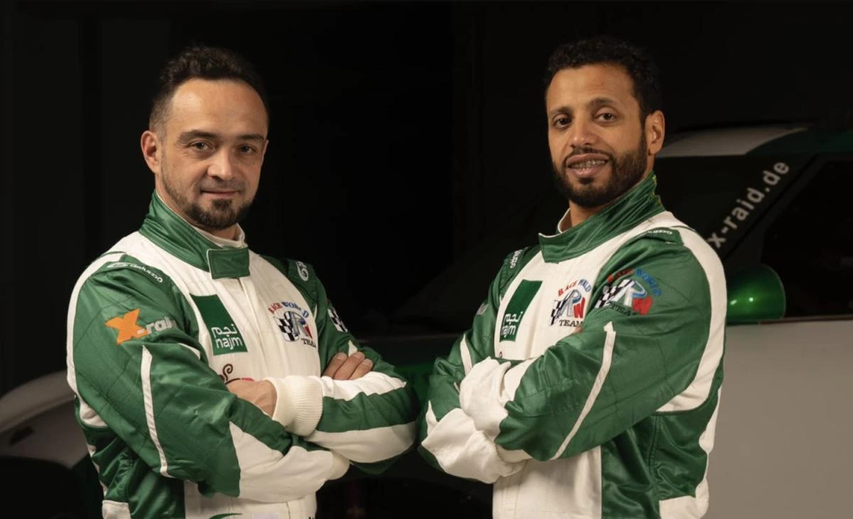 Saudi Arabian rally driver Yasir bin Saidan (No. 324) is taking part in his third Dakar Rally. (Supplied)