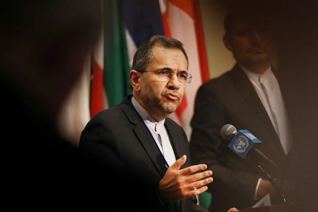 Iranian ambassador to UN, Majid Takht Ravanchi, called the killing of Qassem Solaimani “an act of war.” (File/AFP)
