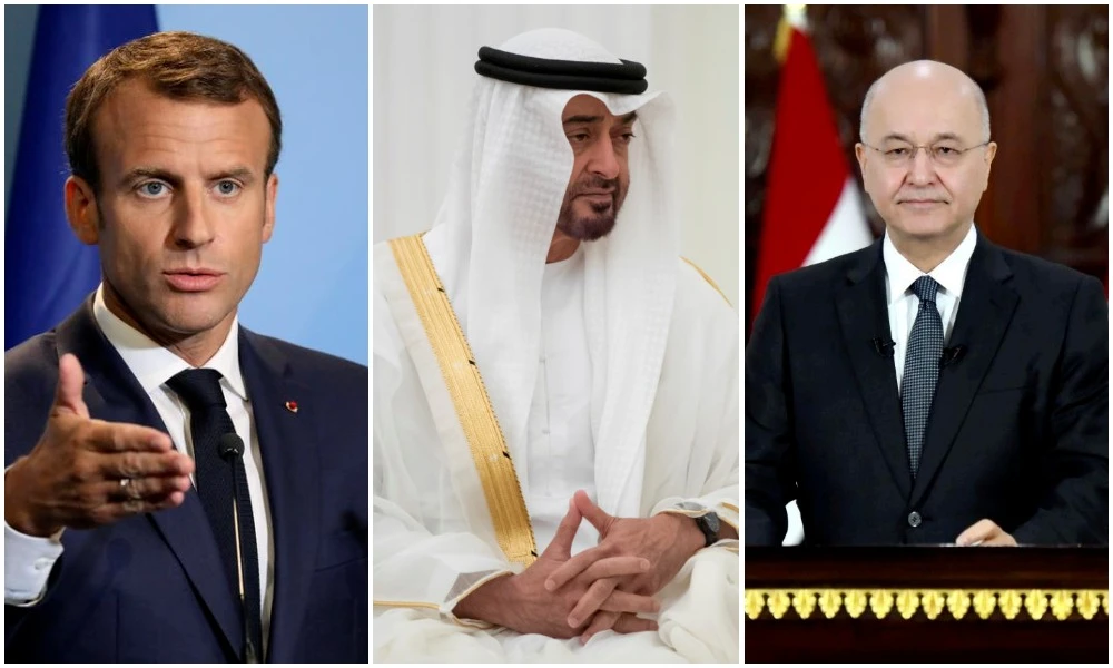 France’s Macron discusses Middle East tensions with UAE and Iraq’s Salih
