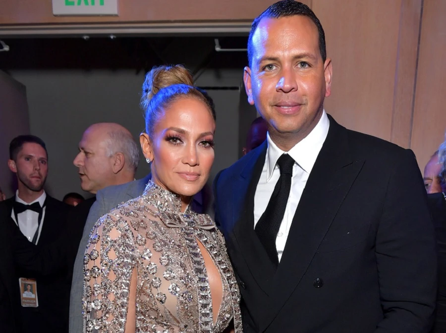 Jennifer Lopez donned an outfit by her go-to Lebanese designer. AFP