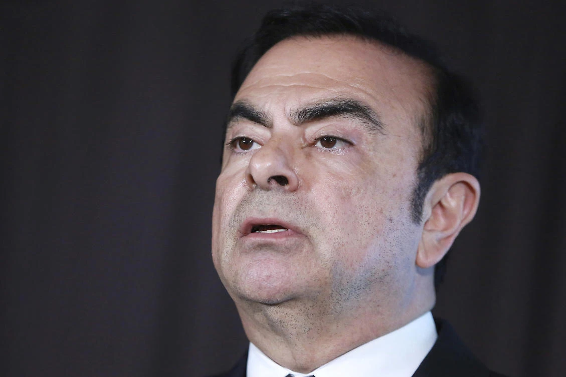 Fugitive former Nissan Motor Co. President and CEO Carlos Ghosn left on a bullet train. (AP/Eugene Hoshiko, File)
