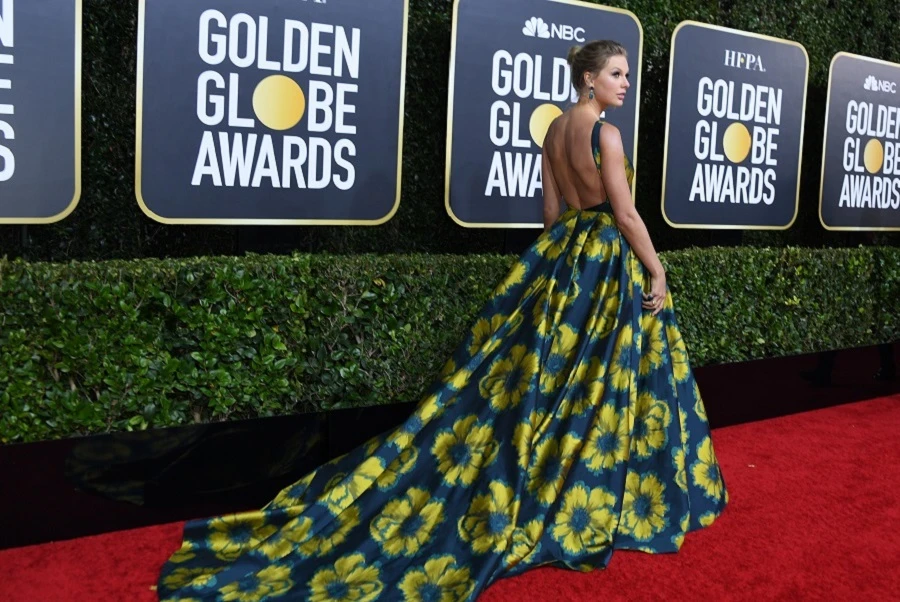 The Golden Globes gift bag was worth approximately $9,500. File/AFP