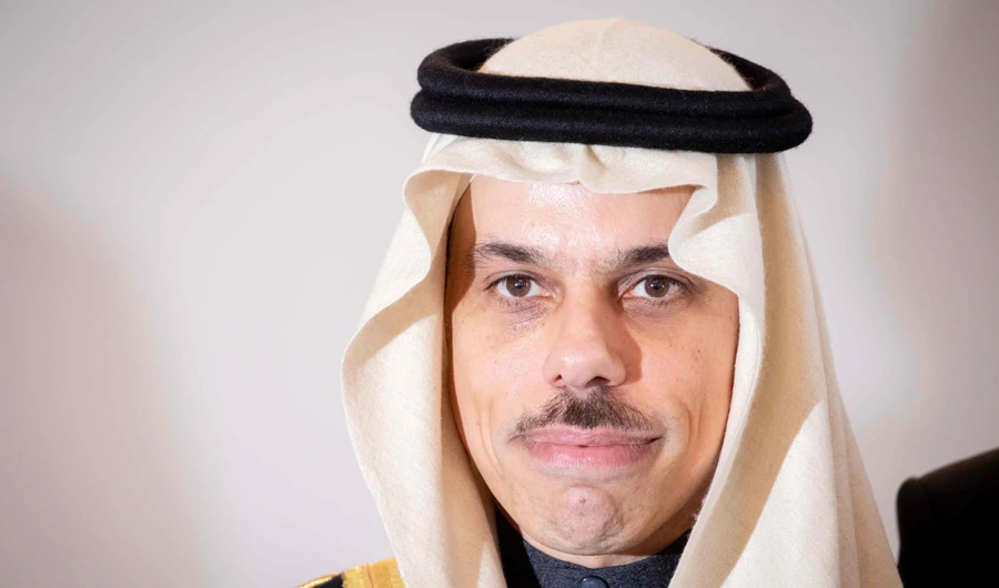 Saudi Minister of Foreign Affairs Prince Faisal bin Farhan. (AFP)