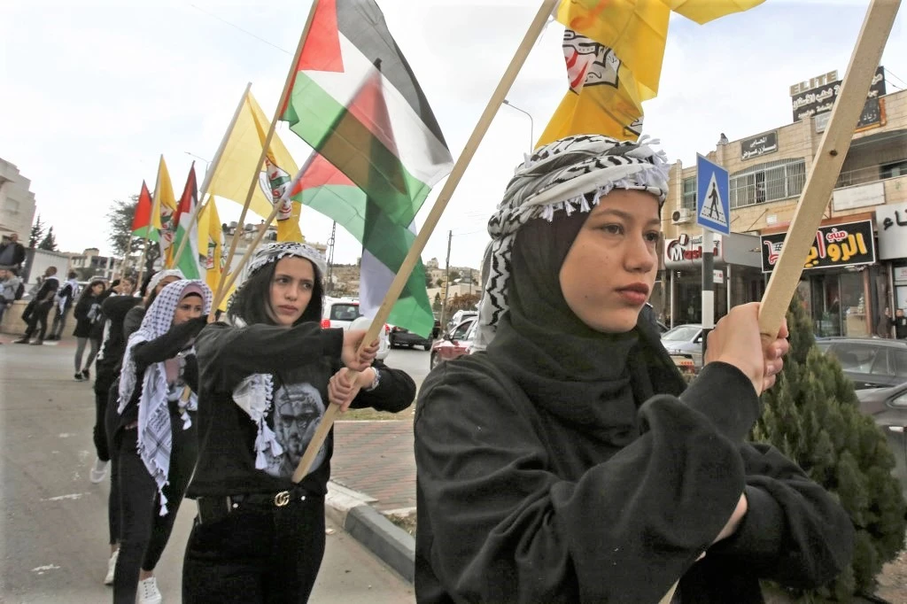 Israel is still systematically denying Palestinians civil rights, including the right to gather, more than 50 years after occupying the West Bank, Human Rights Watch said. (AFP)