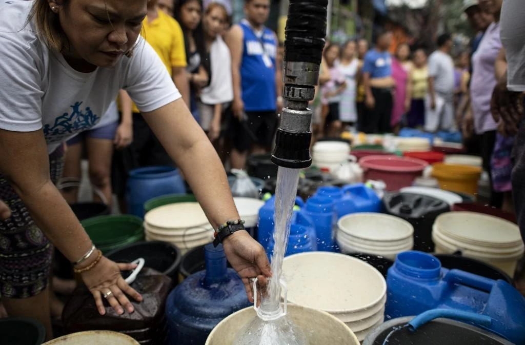 The Philippine capital of Manila has been hit by its worst water shortage in years last March after the government claimed concessionaires held off supplies to their ratepayers. (AFP)