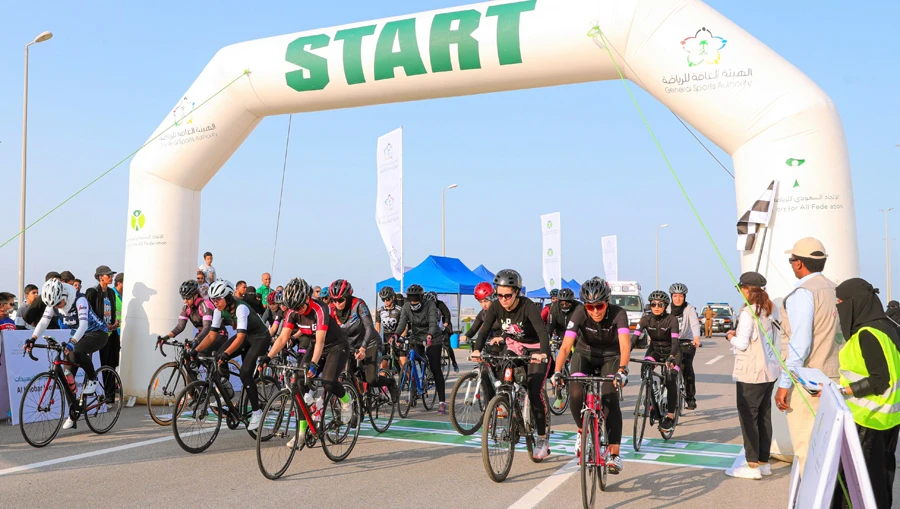 The race series was organized by the SFA with the Saudi Cycling Federation’s support to encourage women to take part in sports and adopt healthier lifestyles. (Photo/Supplied)