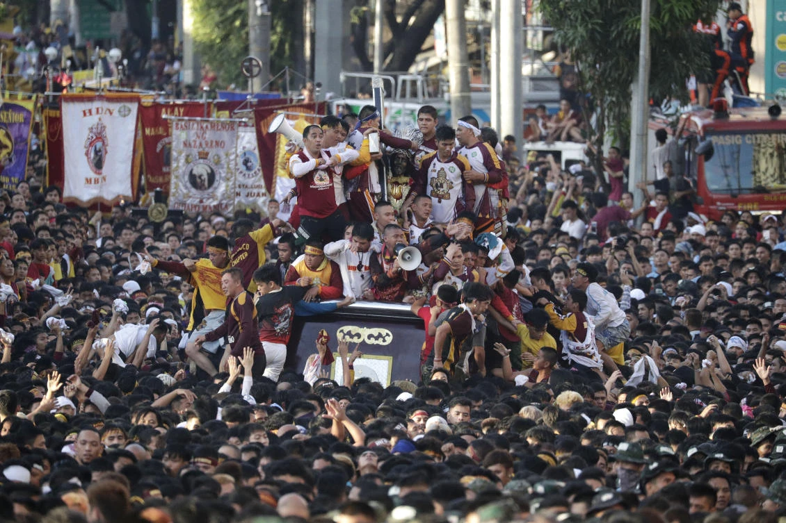Philippines’ Catholic faithful throng annual ‘Black Nazarene’ procession