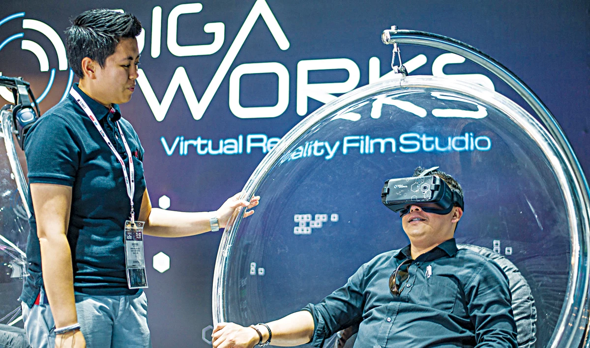 Entrepreneurs believe VR technology could soon be used in schools. (Supplied)