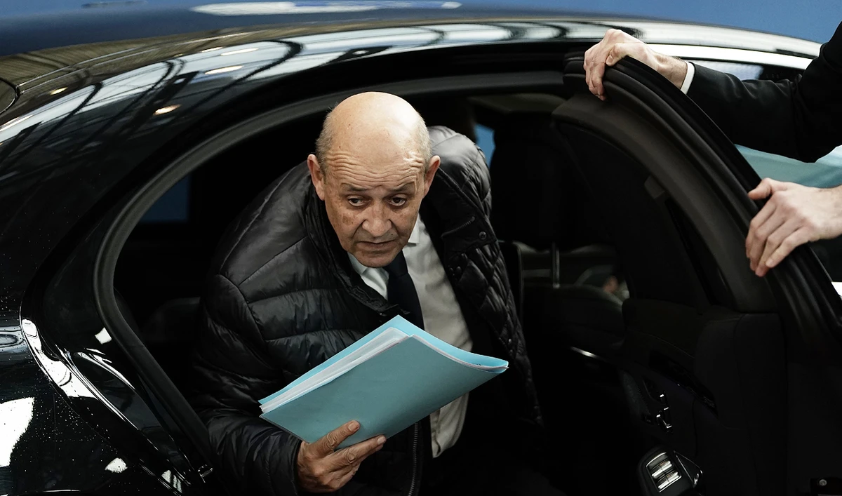 French Foreign Affairs Minister Jean-Yves Le Drian. (AFP)