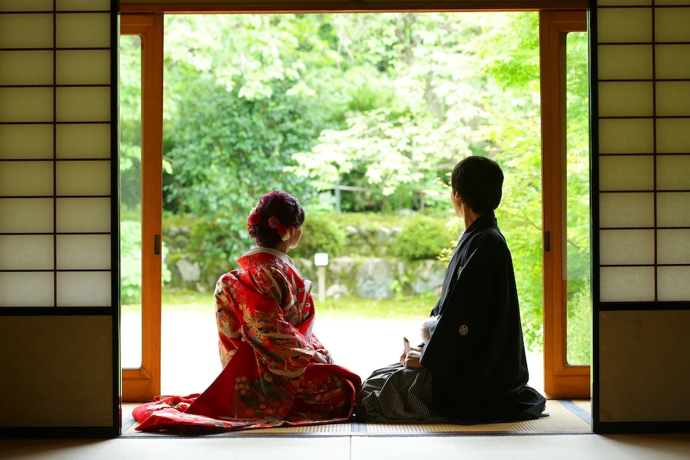 Dr. Wafa Eid and Dr. Shota Mizutani the day before their wedding in Japan. (Supplied)