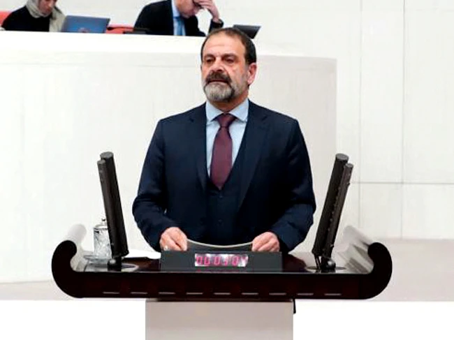 Opposition lawmaker Tuma Celik, from the pro-Kurdish Peoples’ Democratic Party, is the only Syriac lawmaker in the Turkish parliament. (Photo/Supplied)