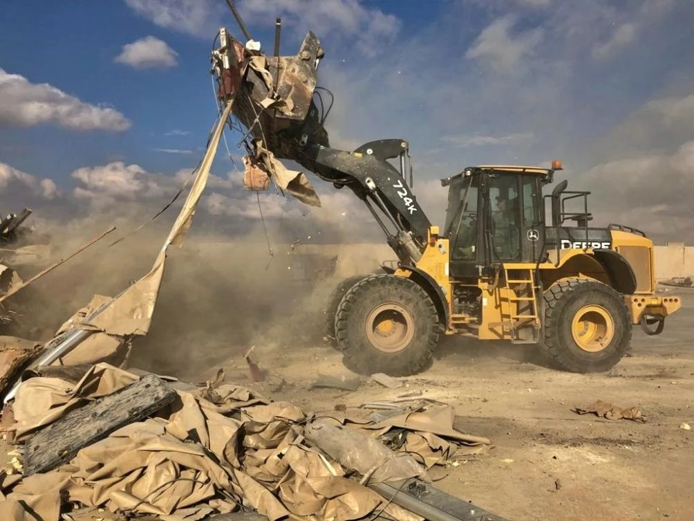 US troops clear rubble from Iraq base days after Iran strike