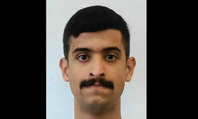 Mohammed Saeed Alshamrani killed three people when he opened fire at the base. (FBI)