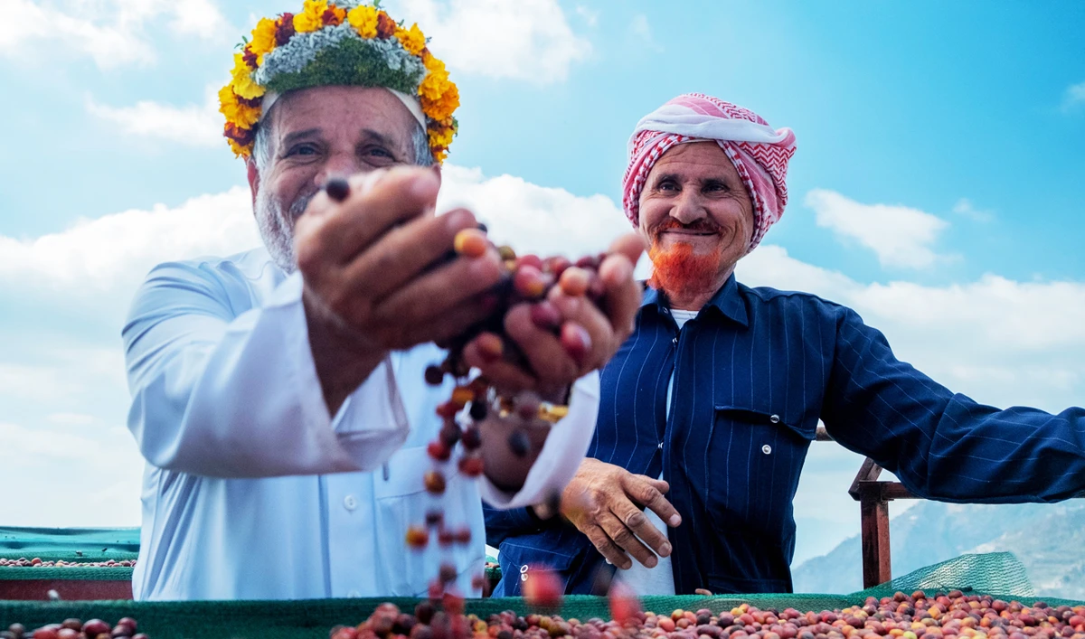For farmers in Jazan, coffee making is a highly respected vocation, offering cultural identity and status to the entire region. (Mohammed Albaijan)