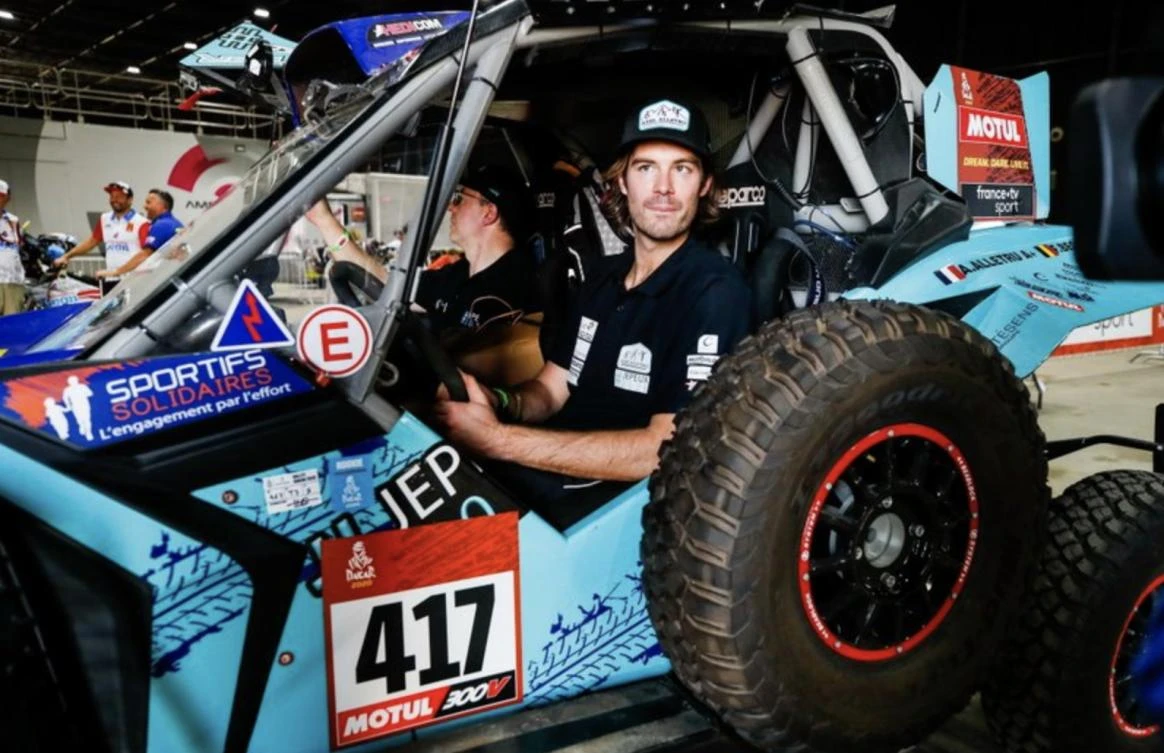 Dakar Rally’s paraplegic racer Axel Alletru beating all the odds in Saudi Arabia