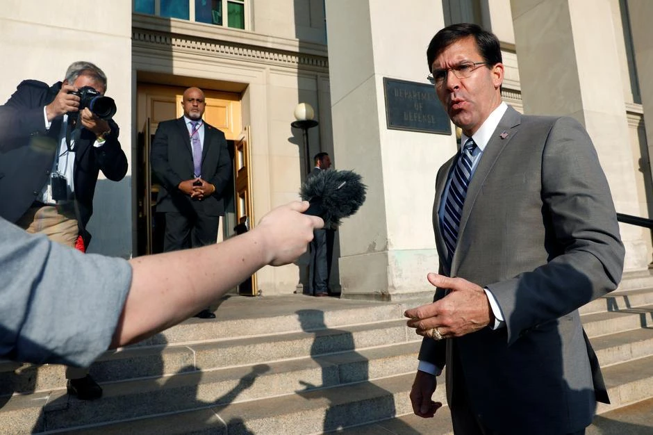 Defense Secretary Mark Esper is due to visit the base in Pensacola, Florida, where the shooting took place and will brief base leadership on planned improvements in vetting of foreign military personnel. (Reuters)