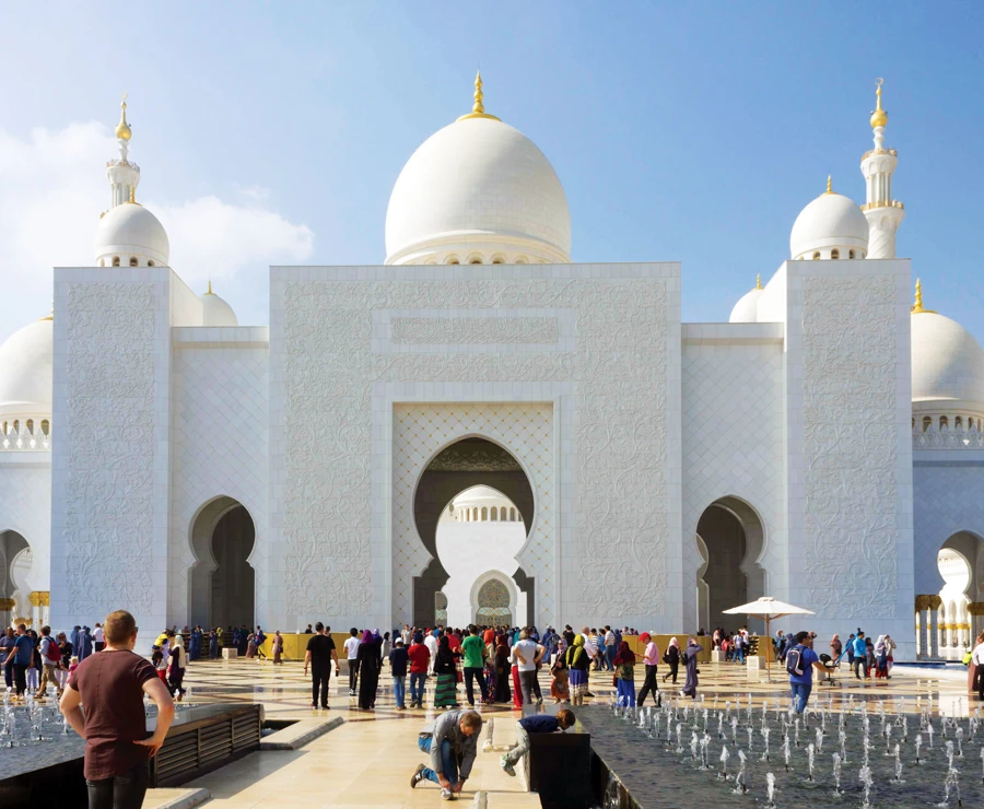 The UAE has pledged to build a replica of Abu Dhabi’s Sheikh Zayed grand mosque in Solo, the hometown of Indonesian leader Joko Widodo. (Shutterstock)