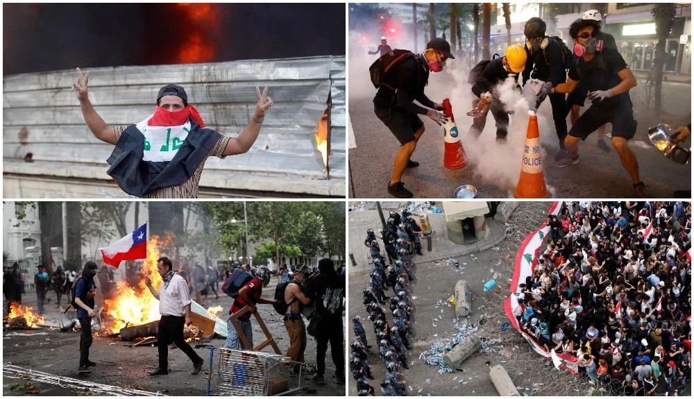 Global civil unrest and violence in quarter of countries in 2019, expected to rise in 2020: Report