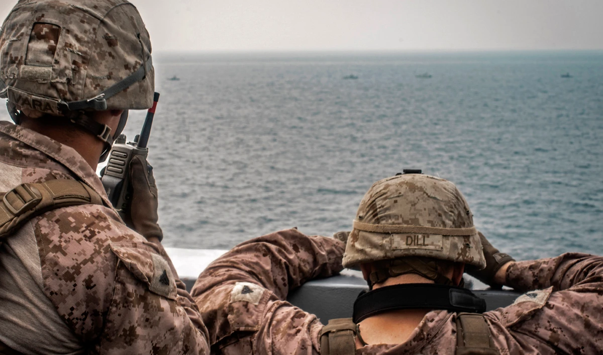 Around 70 percent of its oil imports pass through the waterway. (AFP)