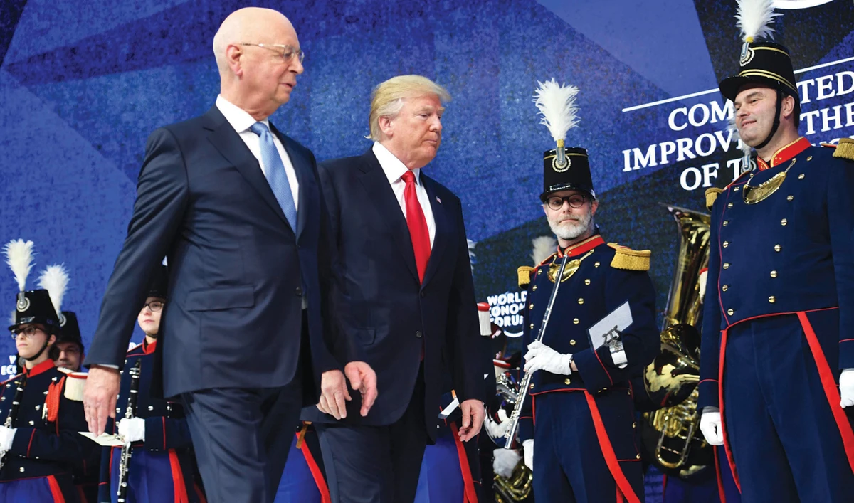 US President Donald Trump is likely to meet with EU leader, Ursula von der Leyen, in Davos, Switzerland at the World Economic Forum. (AFP)