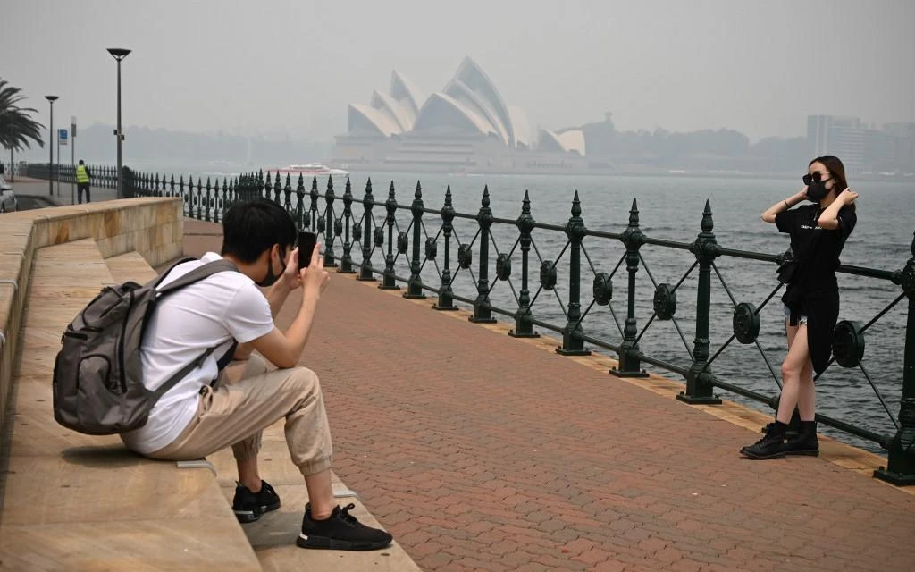 Damages to the tourism industry from the bushfire disaster have approached A$1 billion so far and may go above A$4.5 billion by the end of the year, according to estimates. (AFP)
