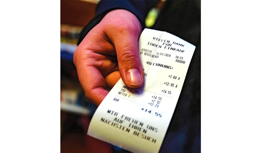 Many receipts are printed on paper that cannot be recycled. (AFP)