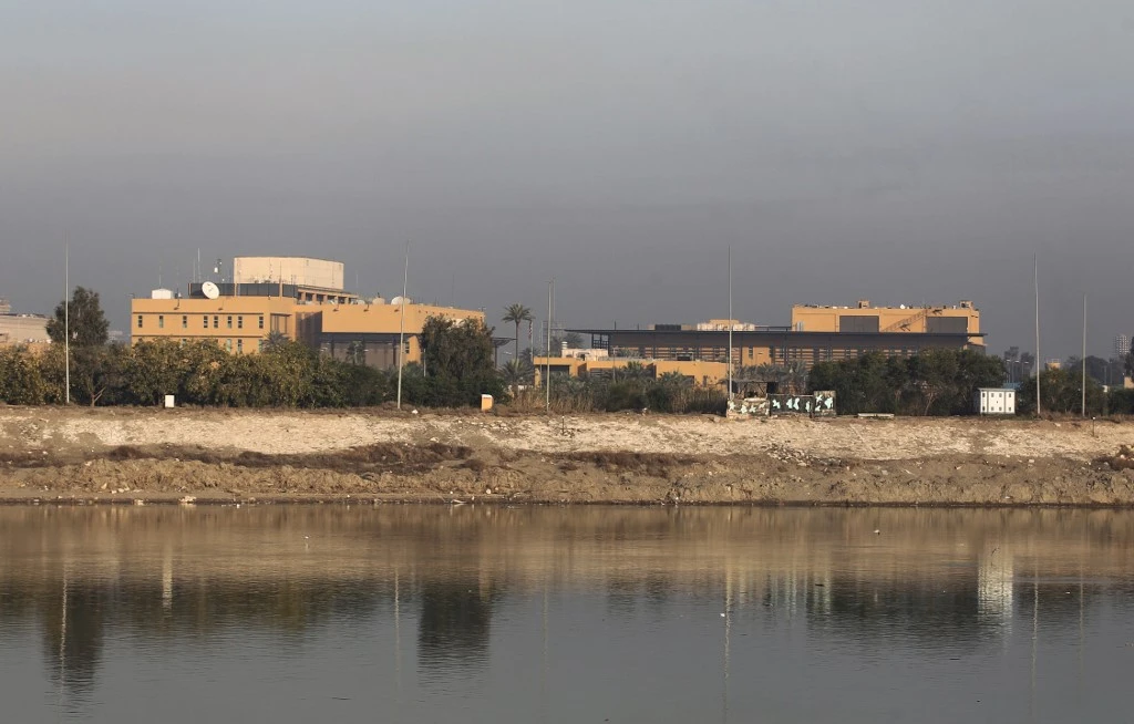 Two rockets hit near US embassy in Baghdad