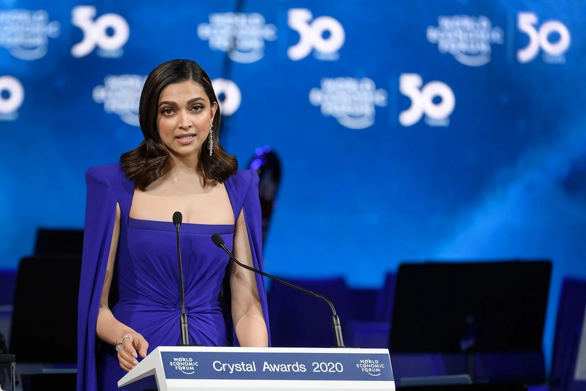 Bollywood’s Deepika Padukone receives award for mental health work in Davos