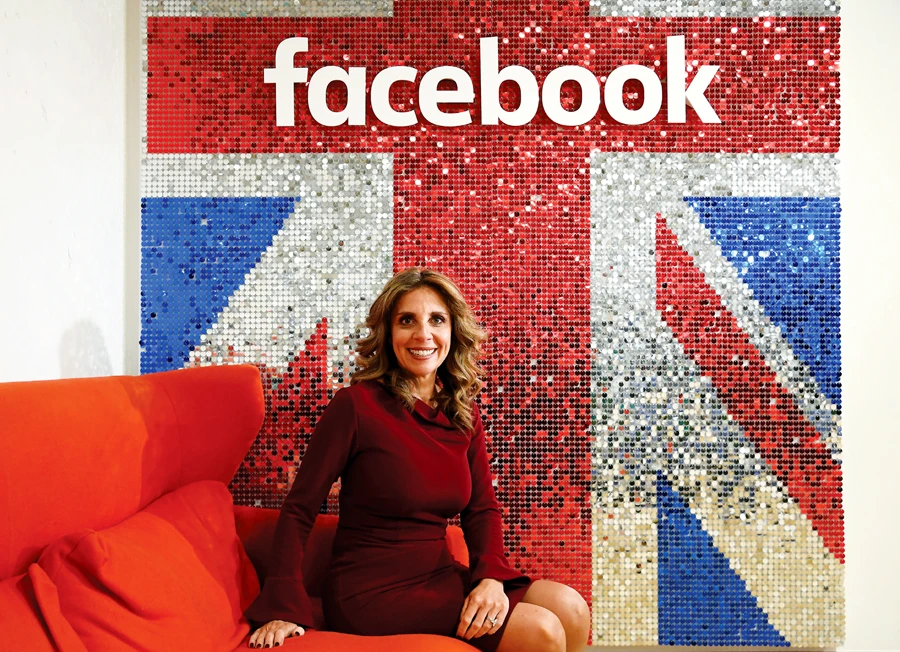 Flying the flag: Facebook’s Nicola Mendelsohn announces a hiring campaign in London, a move welcomed by British PM Boris Johnson as ‘great news.’ (Reuters)