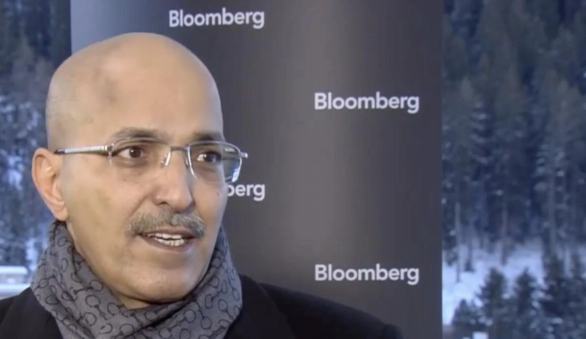 Saudi Finance Minister Mohammed Al-Jadaan at the World Economic Forum's annual meeting in Davos, Switzerland on Wednesday. (Photo: Screenshot)