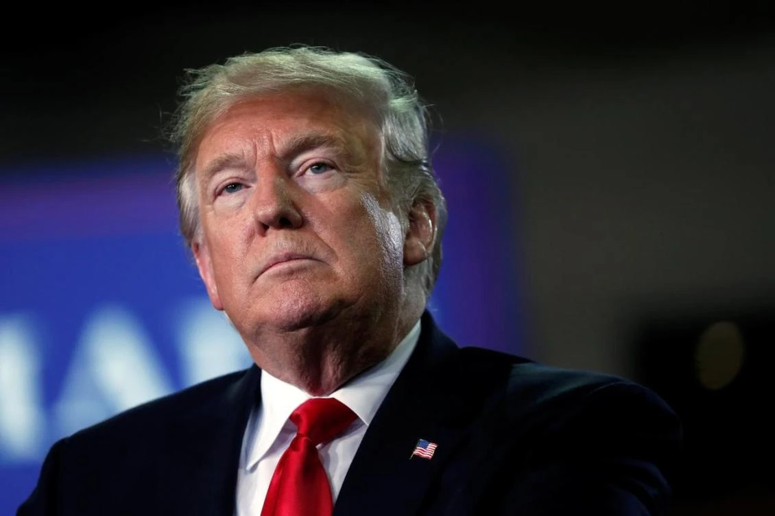 US President Donald Trump holds a campaign rally in Erie, Pennsylvania, U.S., October 10, 2018. (Reuters)