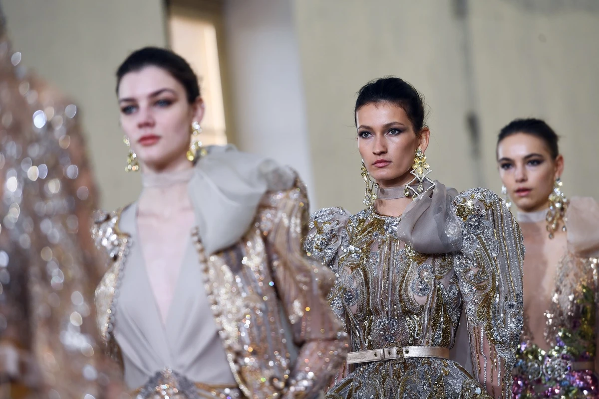 Elie Saab unveils his latest collection at Paris Couture Week