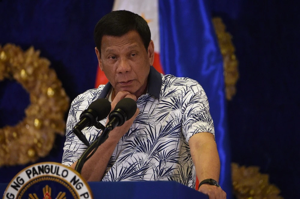 Philippine President Rodrigo Duterte threatened to cancel the Visiting Forces Agreement (VFA) with the United States. (File/AFP)