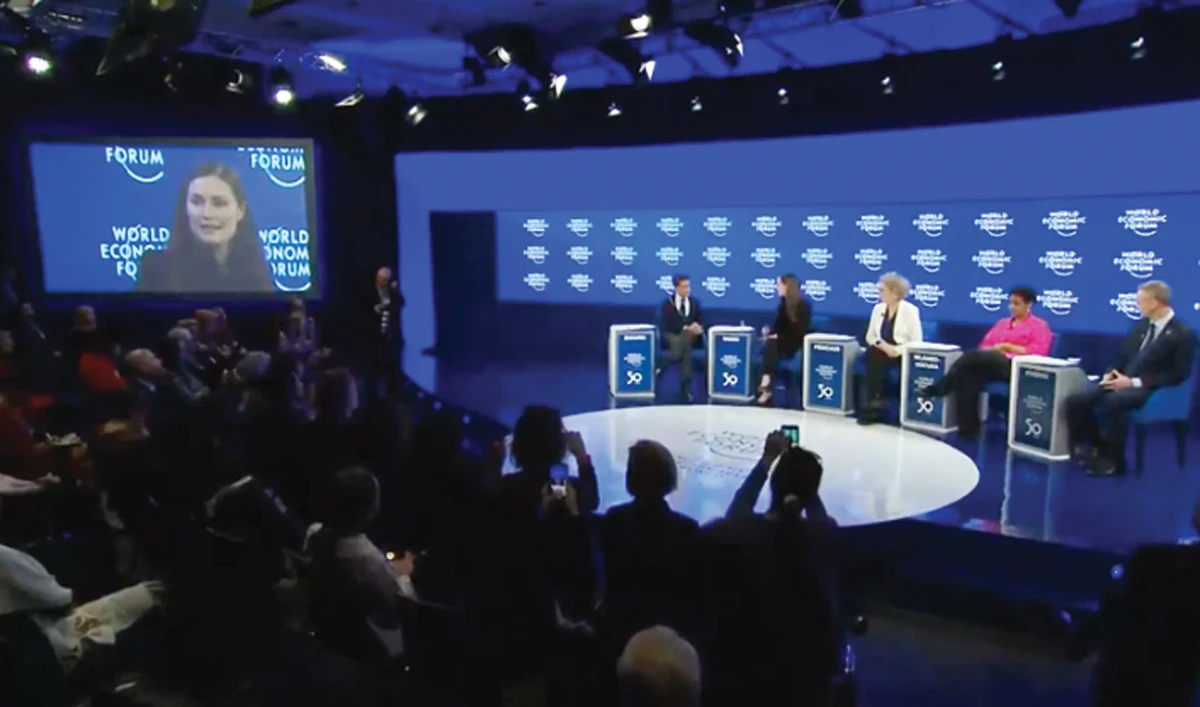 Women of the WEF unite to  talk gender divides at Davos