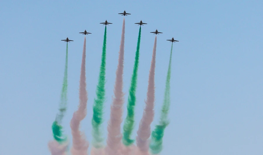 The event has air and ground-based shows for different kinds of aircraft. (SPA)