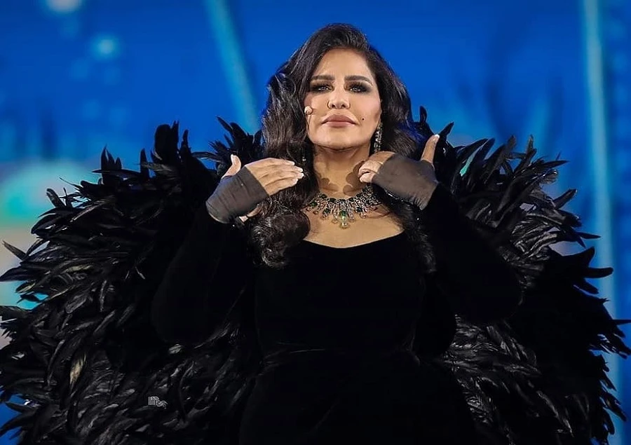 Ahlam Shamsi took to the stage in Saudi Arabia for an unforgettable performance. (Instagram)