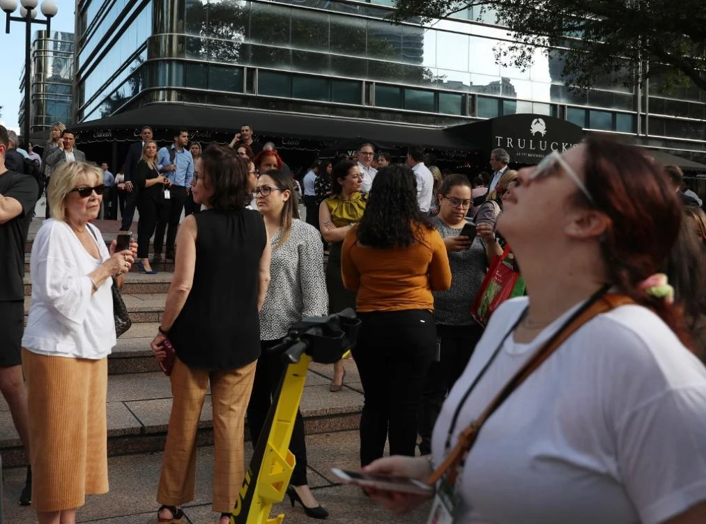 The tremors were felt as far as the US mainland, where police in Miami evacuated some buildings as a precaution. (AFP)