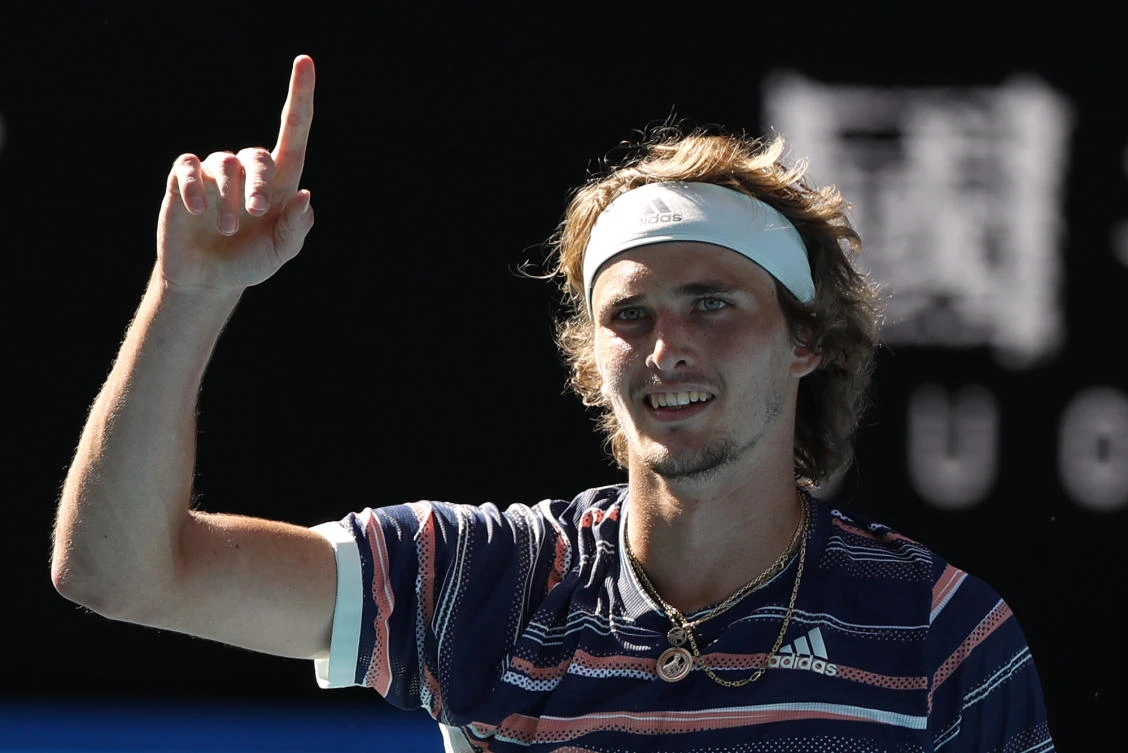 Alexander Zverev fired 13 aces against just one double fault, with a first-serve percentage of 80 percent. (Reuters)