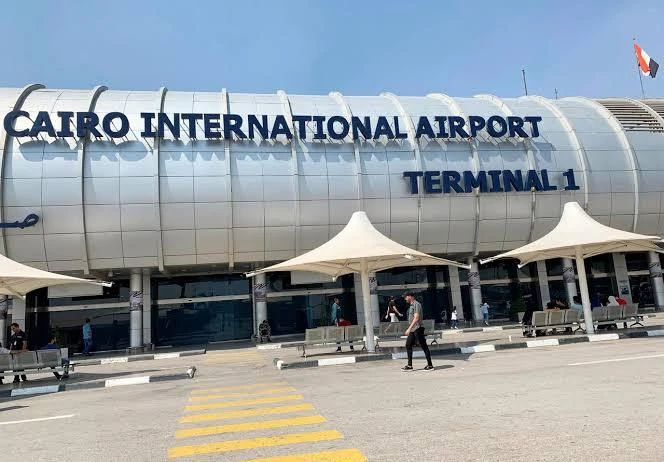 Exterior of Terminal 1 is seen at Cairo International Airport in Cairo, Egypt, July 21, 2019. (Reuters)