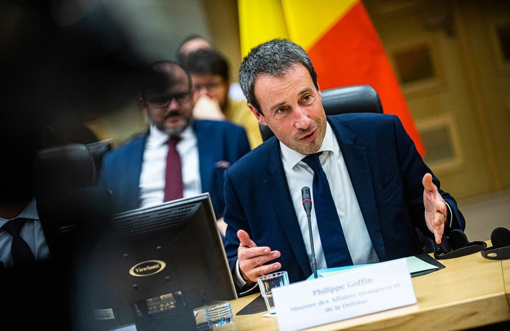 Belgium’s Foreign Minister Philippe Goffin said the government’s position was that the PKK was a terrorist organization. (Courtesy Twitter)