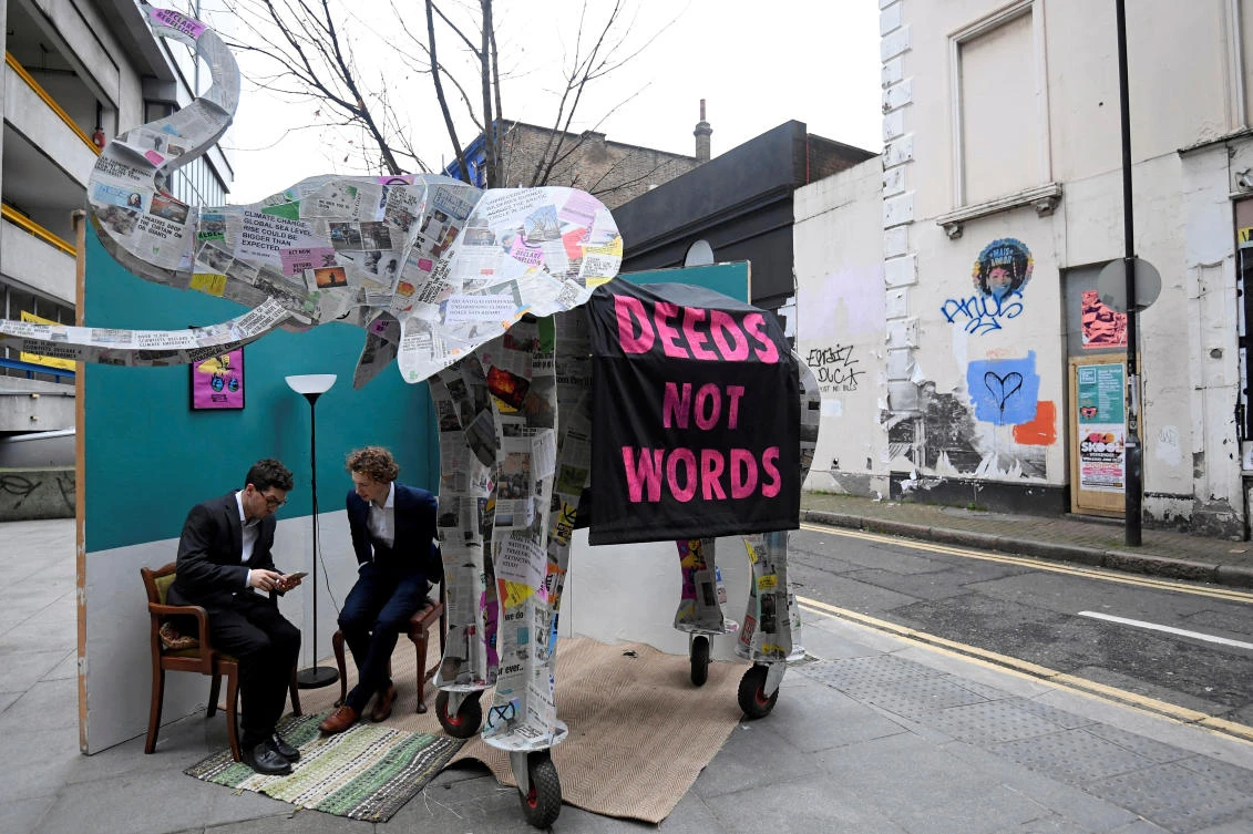 Extinction Rebellion stage climate protest at McKinsey’s London office