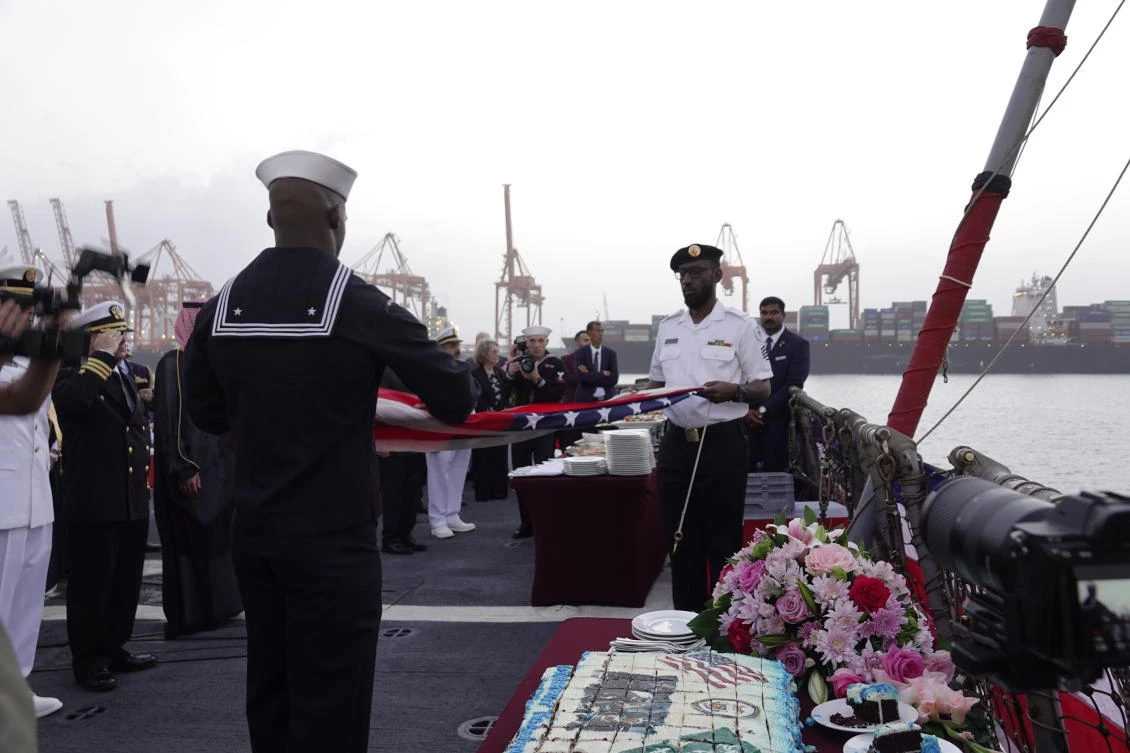 KSA, US celebrate 75th anniversary of FDR meet on board USS Farragut in Jeddah Islamic Port