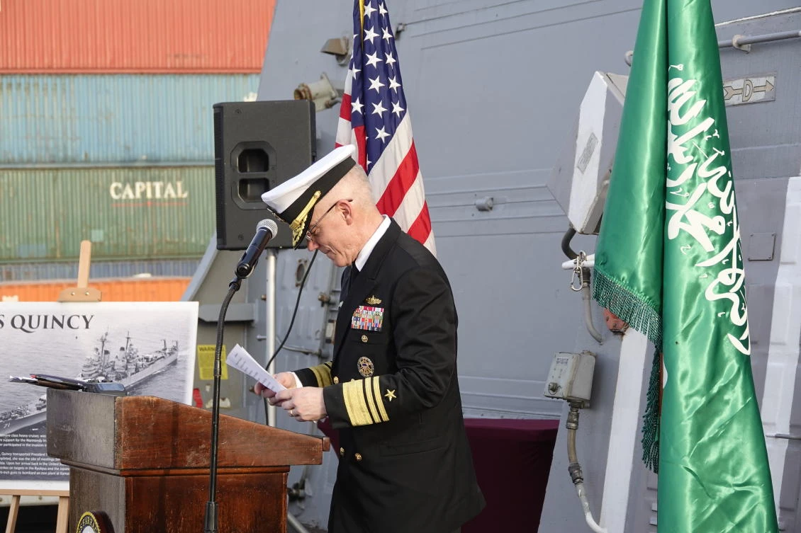KSA, US celebrate 75th anniversary of FDR meet on board USS Farragut in Jeddah Islamic Port