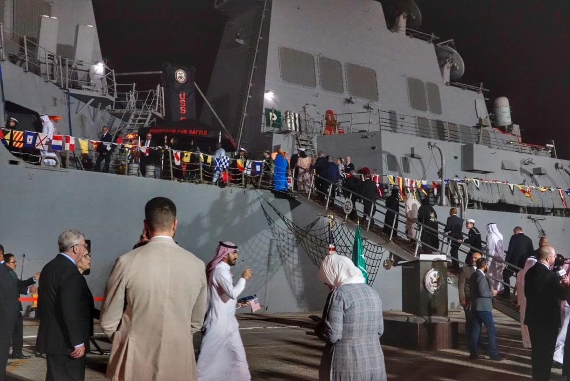 KSA, US celebrate 75th anniversary of FDR meet on board USS Farragut in Jeddah Islamic Port