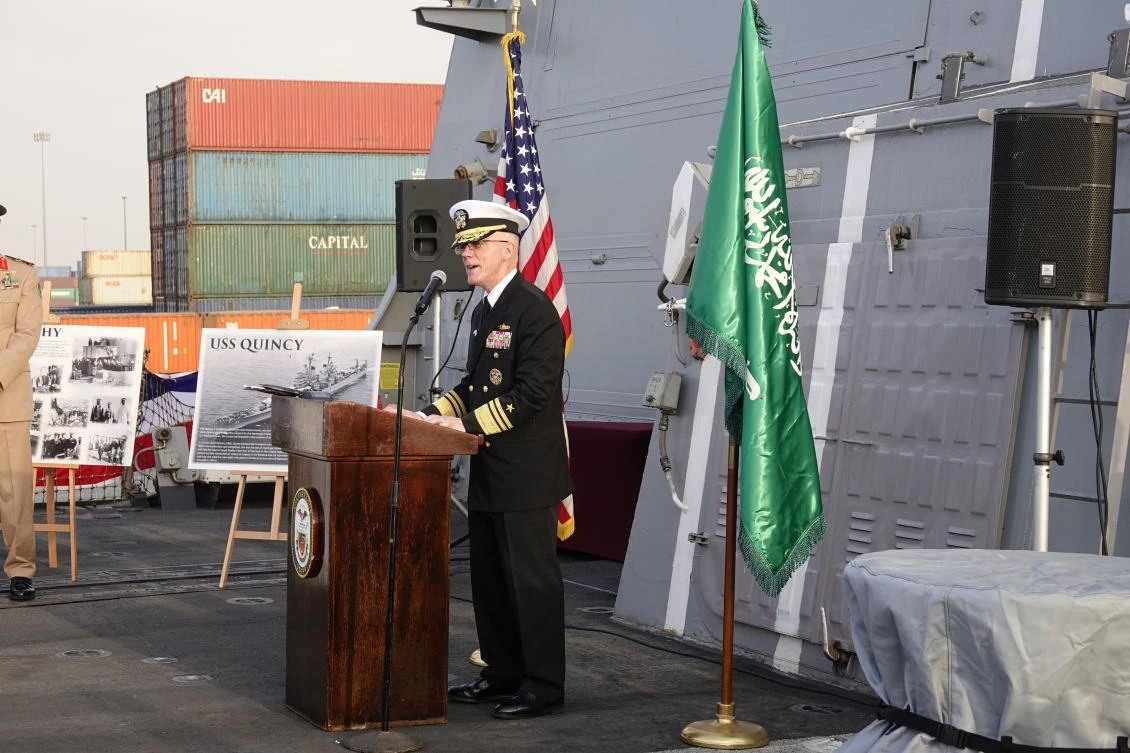 KSA, US celebrate 75th anniversary of FDR meet on board USS Farragut in Jeddah Islamic Port