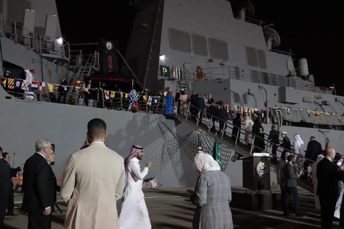 KSA, US celebrate 75th anniversary of FDR meet on board USS Farragut in Jeddah Islamic Port